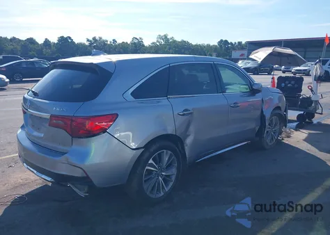 2018 Acura Mdx Technology Package Acurawatch Plus Pkg from USA, damaged, VIN 5J8YD4H52JL015048